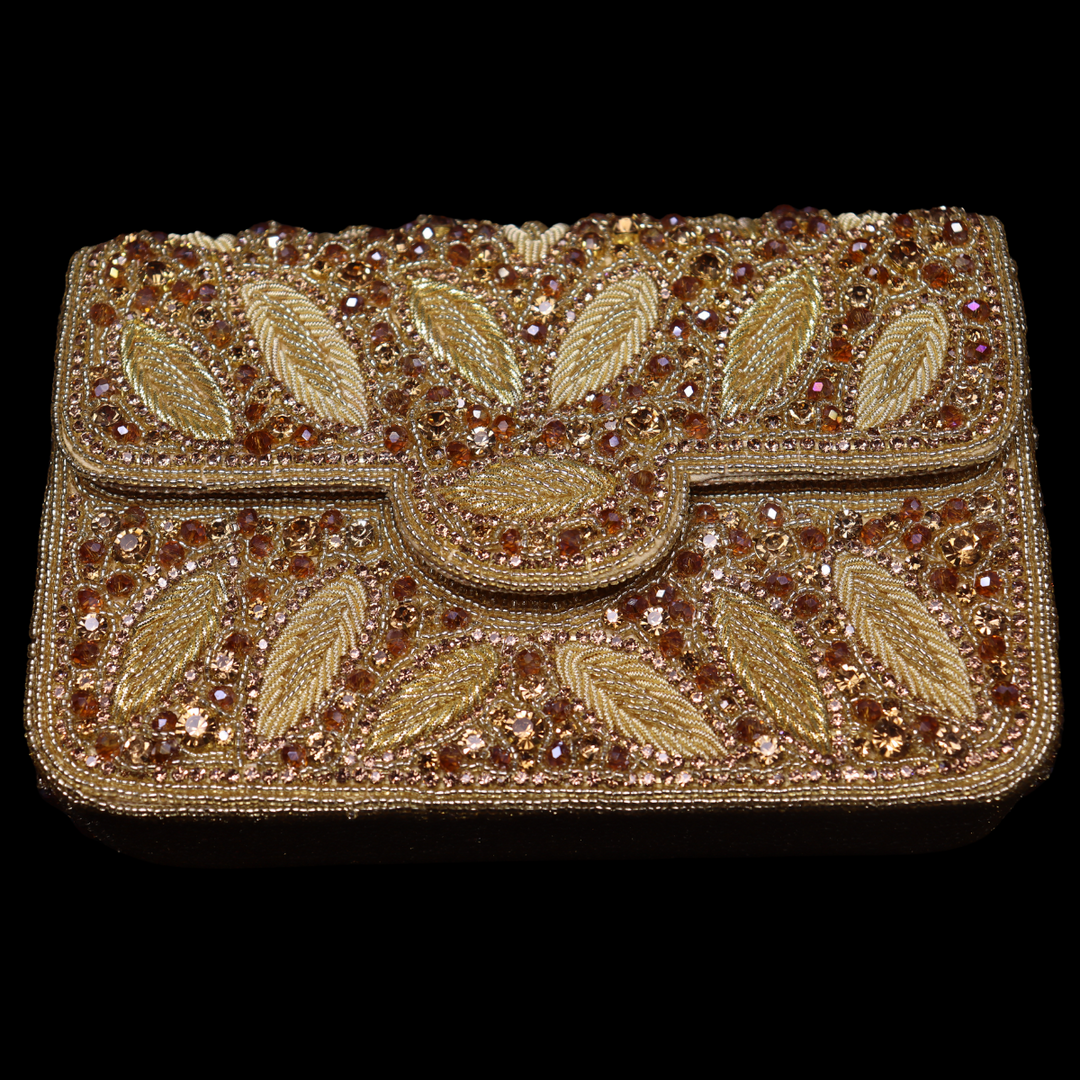SuperLuxe Flap Bag Rose Gold [SKU:C100143]