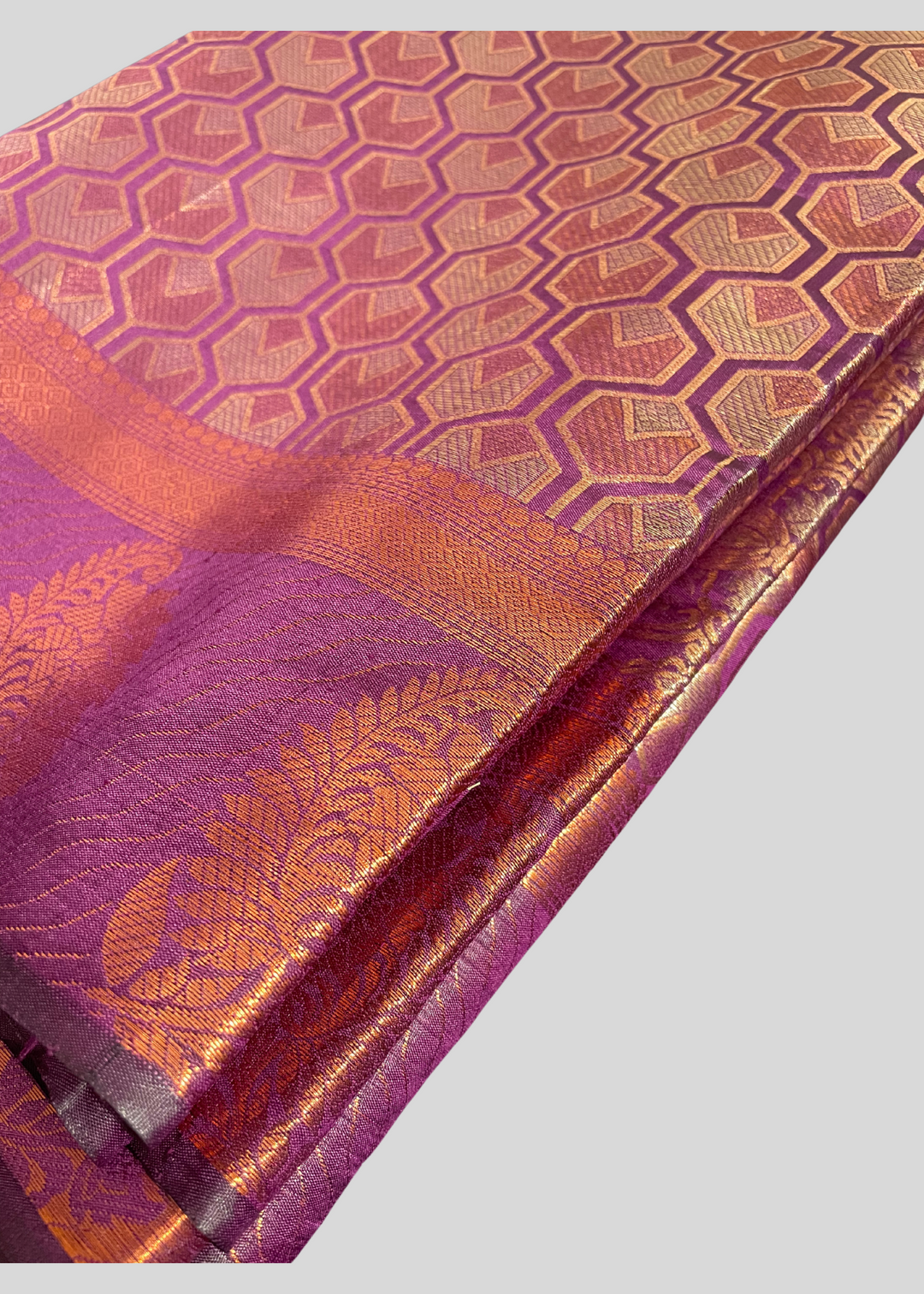 # Magenta traditional kanchipuram silk saree with zari weaving work [SKU:S100181]