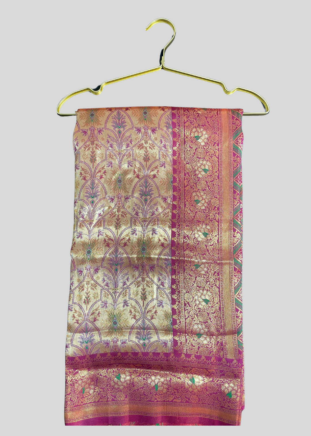 # Maroon dharmavaram banarasi silk saree with zari weaving [SKU:S102272]