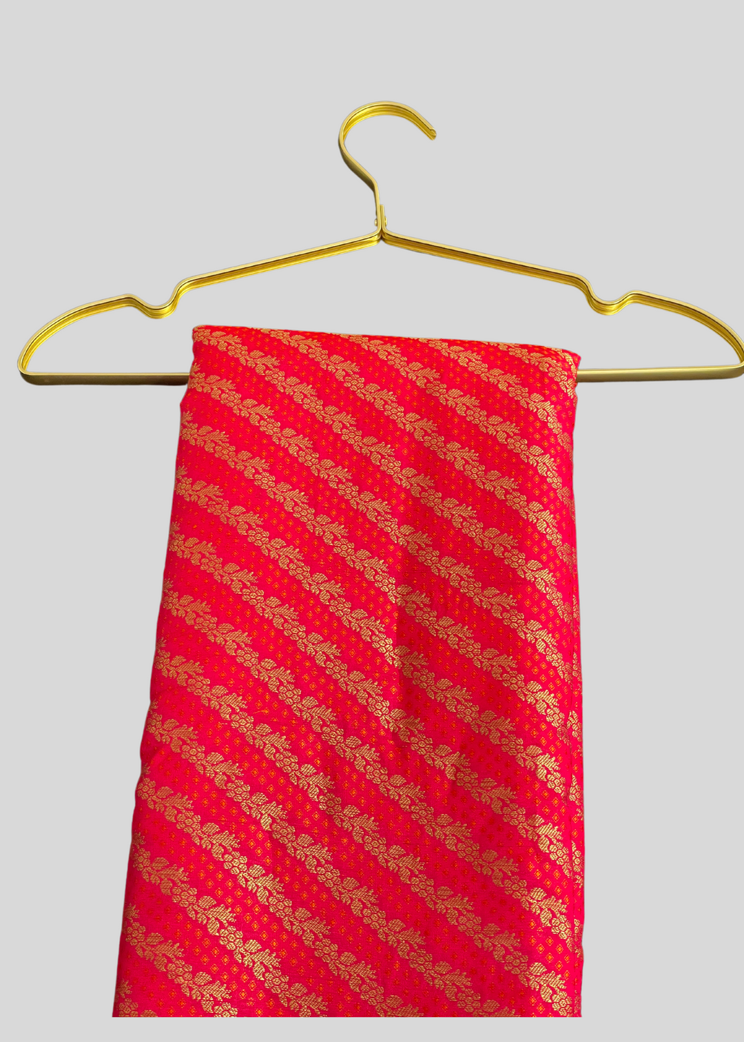 # Red color kanchipuram silk saree with zari woven [SKU:S101222]