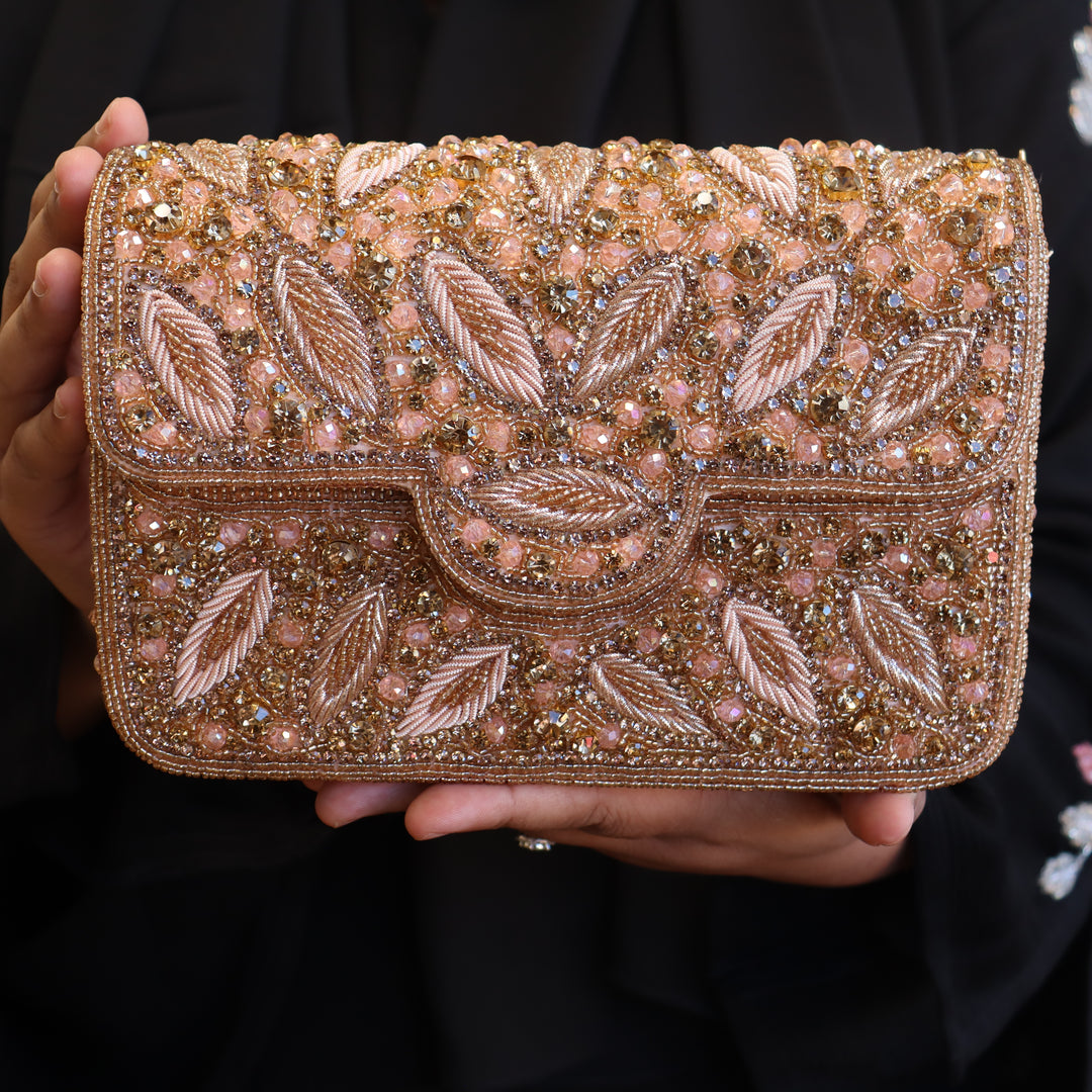 SuperLuxe Flap Bag Rose Gold [C102504]